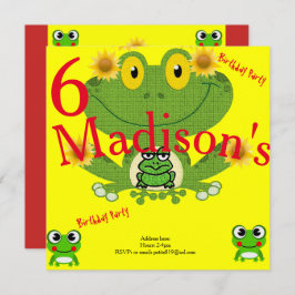 cartões de convite para aniversários de crianças