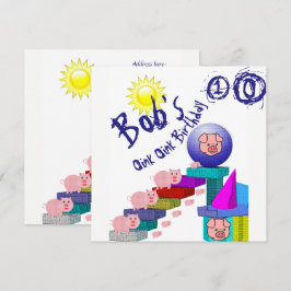 cartões de convite para aniversários de crianças