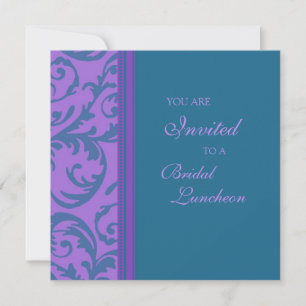 Cartões de Convite para Borboleta de Bridal Roxo