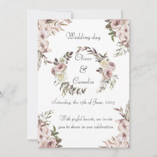 cartões de convite para casamento