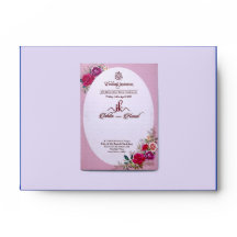 Cartões de Convite para Casamento Colorido, Cor-de