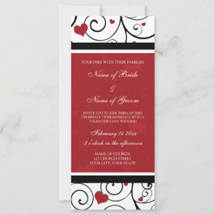 Cartões de Convite para Casamento de Dias de os n