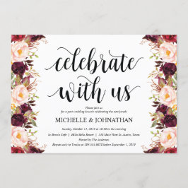 Cartões de Convite para Casamento de Posto Rustic