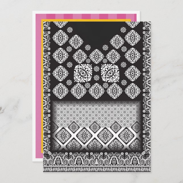 Cartões de Convite para Formatação, Aniversário e  (Frente/Verso)