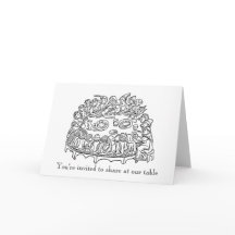 Cartões de Convite para Mesa