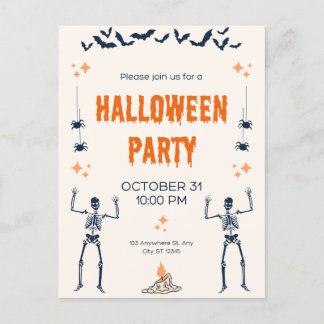 Cartões de convite para o Halloween!