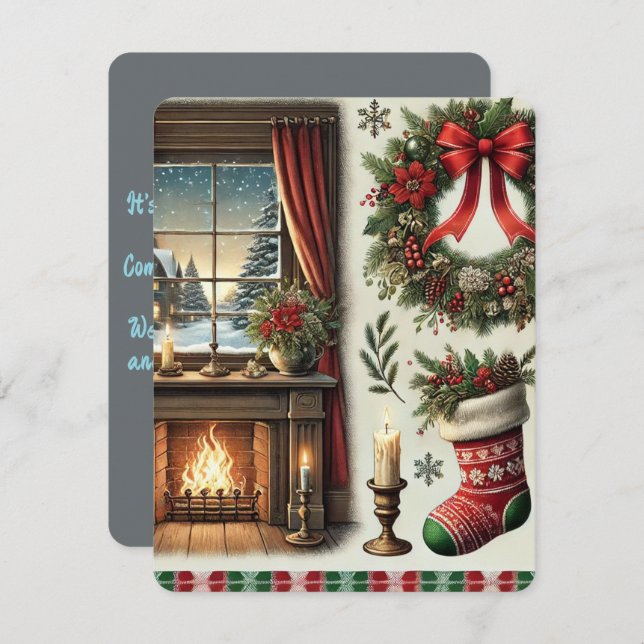 Cartões de Convites para Christma em Momos de Muru (Frente/Verso)