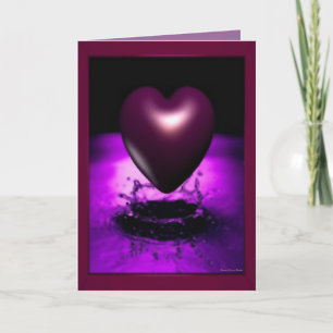 Cartões de Coração Púrpura