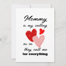 Cartões de Corações Rosa Vermelho, com Dia de as m