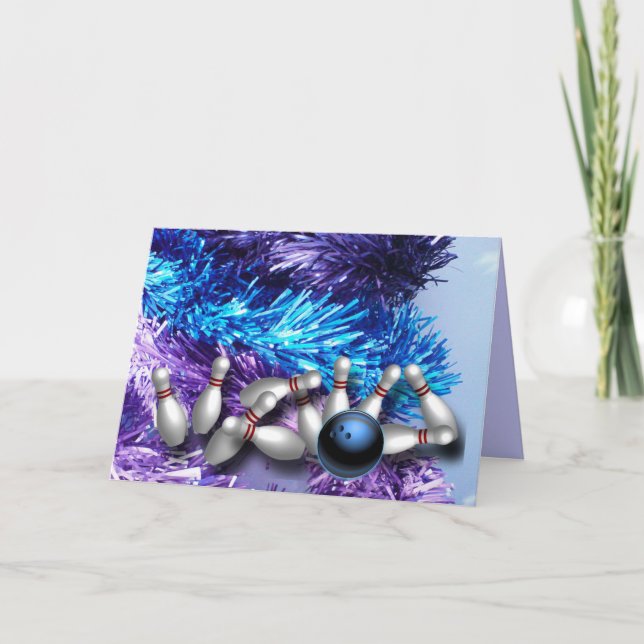 Cartões de cumprimentos personalizados para bolich (Frente)