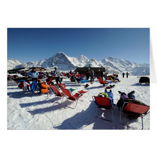 Cartões de cumprimentos suíços, Mannlichen (Frente Horizontal)