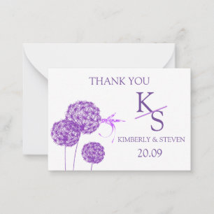 Cartões De Dandelion Roxo