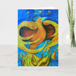 cartões de designer de arte saudação Phoenix