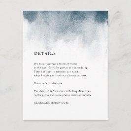 Cartões de detalhes da lavagem da aguarela do