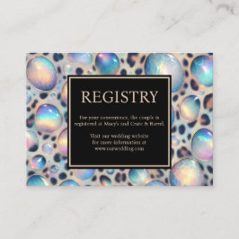 Cartões de Detalhes do Registro de Presentes Exóti