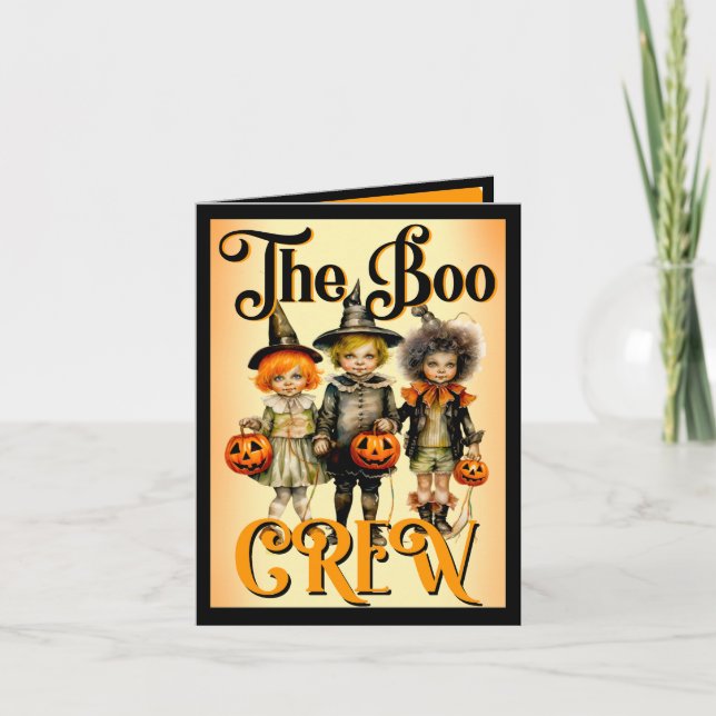 Cartões de Dia de as Bruxas engraçado retrorreflec (Frente)