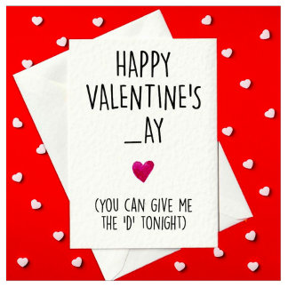 Cartões de Dia de os namorados rudes e engraçados 