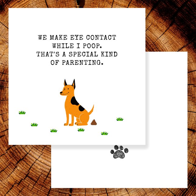 Cartões De Dia de os pais Feliz De Poop Engraçados (Criador carregado)