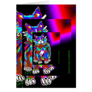 Cartões de DizzyCats, caracterizando o DizzyC