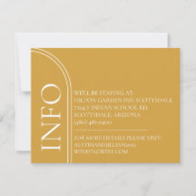 Cartões de Enclausuramento de Casamento com Acento