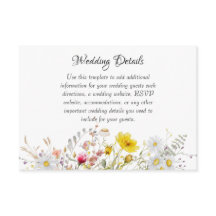 Cartões de Enclausuramento de Casamento Flor de Pr