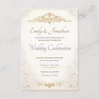 Cartões de Enclausuramento de Casamento Personaliz