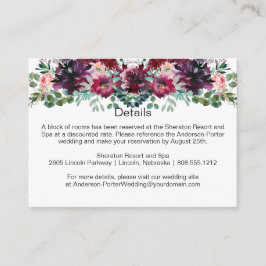 Cartões de Enclausuramento de Spray Rosa Malva Ver