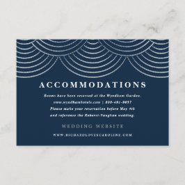 Cartões de Enclosure de Luzes de Corda Art Deco Az