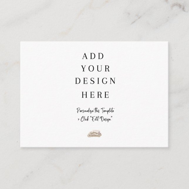 Cartões de Encomenda 8,9 cm x 6,4 cm (Frente)