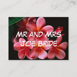 Cartões de Endereço de Casa Nova Florais Rosa Quen