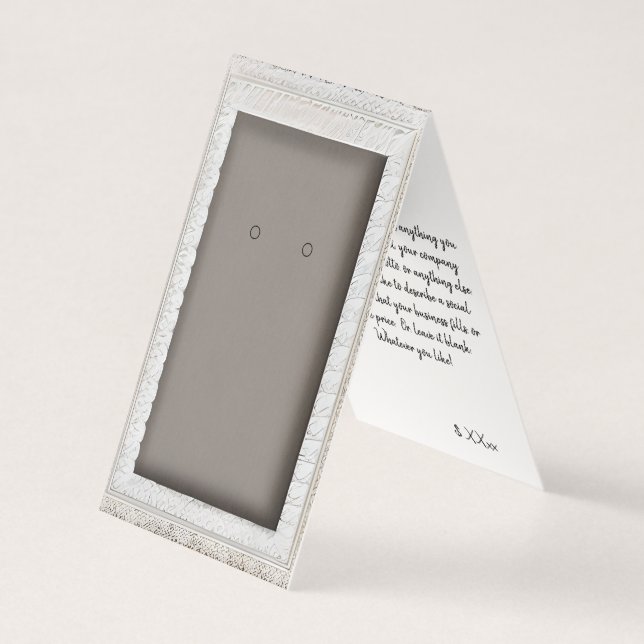 Cartões de Enrelaçamento Personalizados do Local d (Frente)