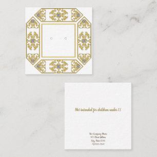 Cartões de Enrelho Geométrico Personalizados