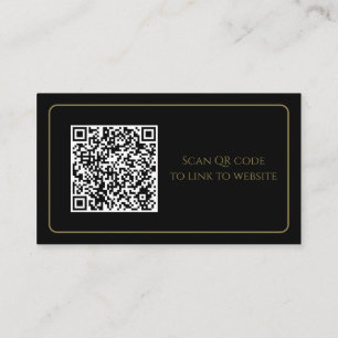 Cartões de Envio Elegantes Preto e Dourado