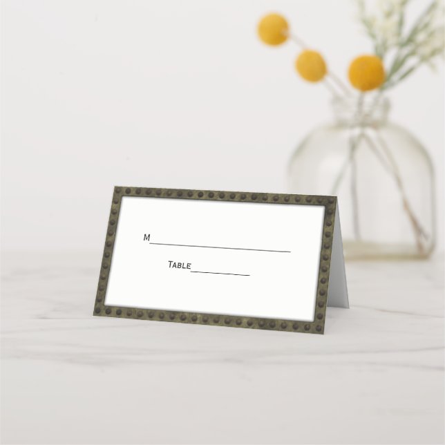 Cartões De Escorrega De Quadros Metálicos Rivelado (Verso)