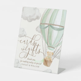 Cartões de espera e Chá de fraldas de presentes