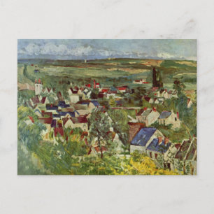 Cartões de exibição de Auvers por Paul Cezanne
