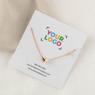 Cartões de Exibição de Colar com Logotipo Personal