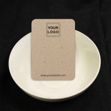 Cartões de exibição do Kraft Personalizado para Es