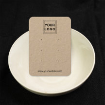 Cartões de exibição do Kraft Personalizado para Es