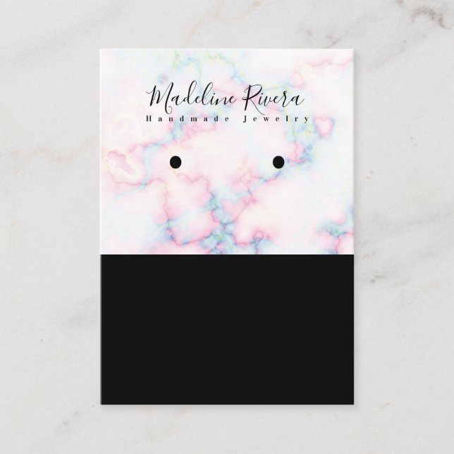 Cartões de exibição para artisan artesanal (Frente)