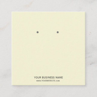 Cartões de Exposição de Brincos de Joias Personali