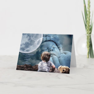 Cartões de Felicitações com Bênçãos 2 para um Meni