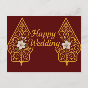 Cartões de Felicitações de Casamento