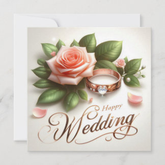 Cartões de Felicitações de Casamento Feliz