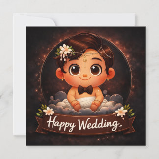 Cartões de Felicitações de Casamento Feliz