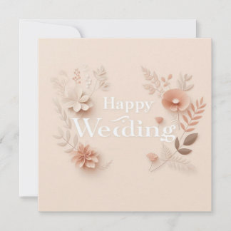 Cartões de Felicitações de Casamento Felizes