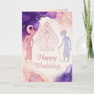 Cartões de Felicitações de Casamento Felizes