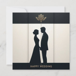 Cartões de Felicitações de Casamento Felizes