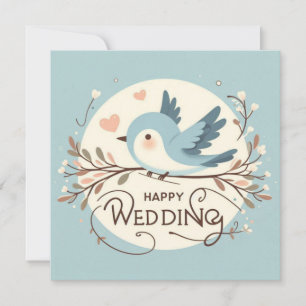 Cartões de Felicitações de Casamento Felizes