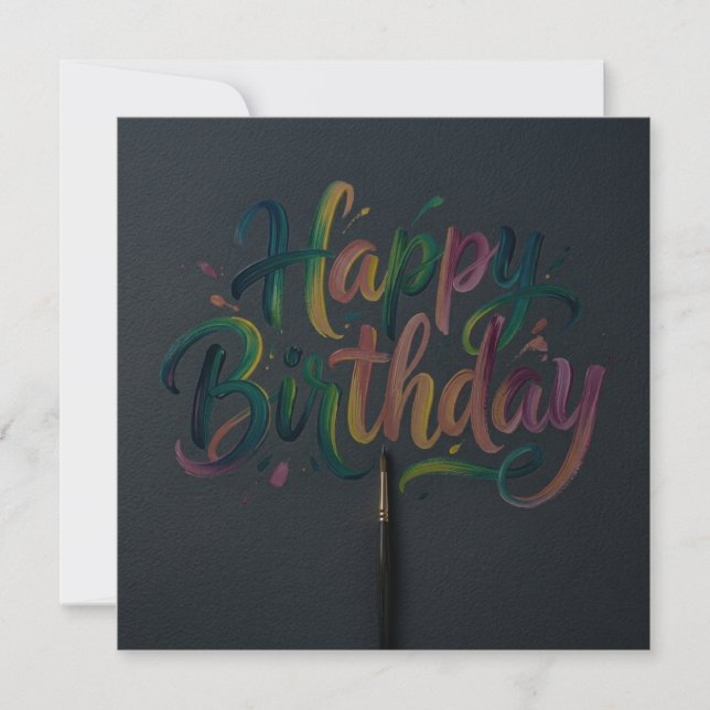 Cartões de Feliz Aniversário  (Frente)